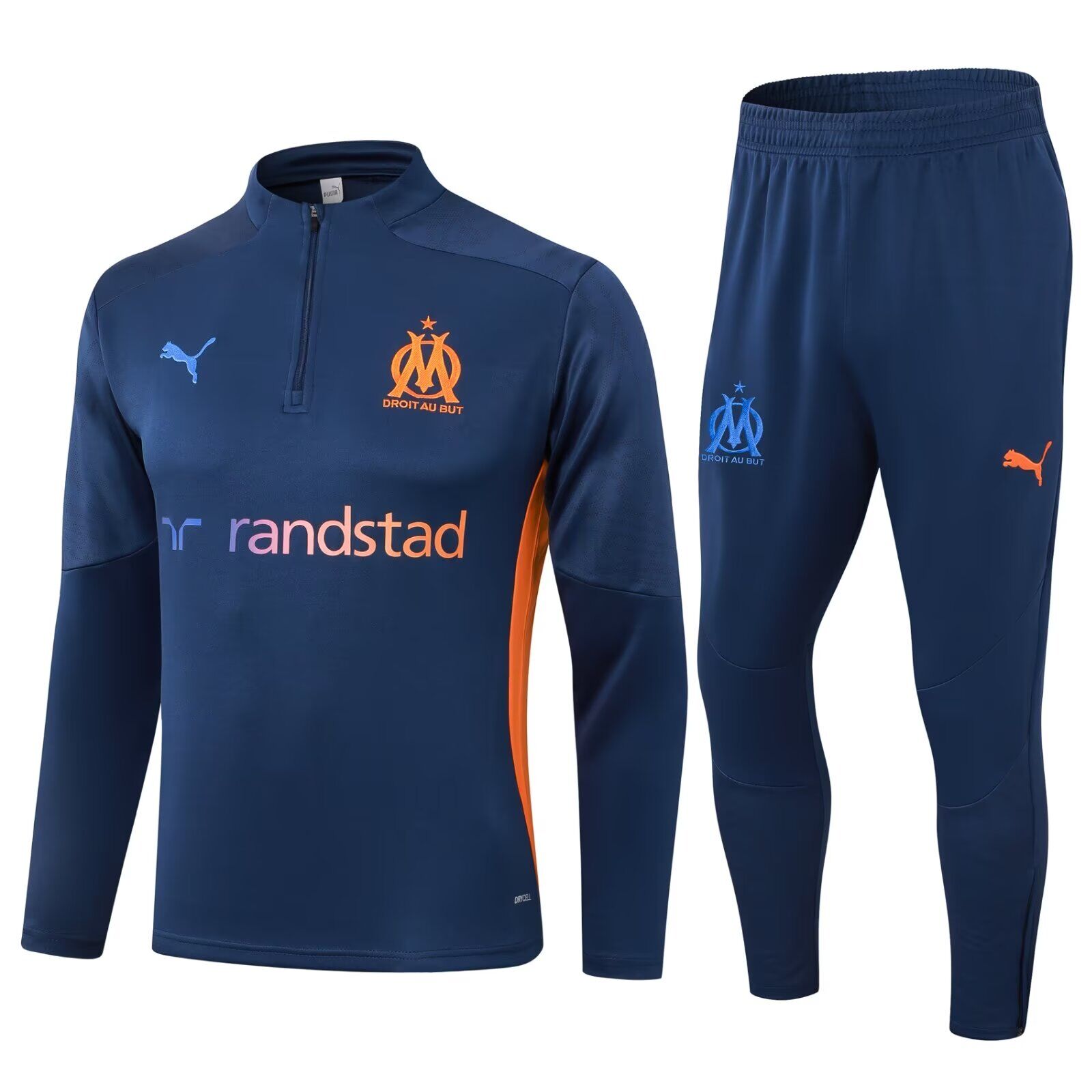 AAA Quality Marseille 24/25 Tracksuit - Dark Blue